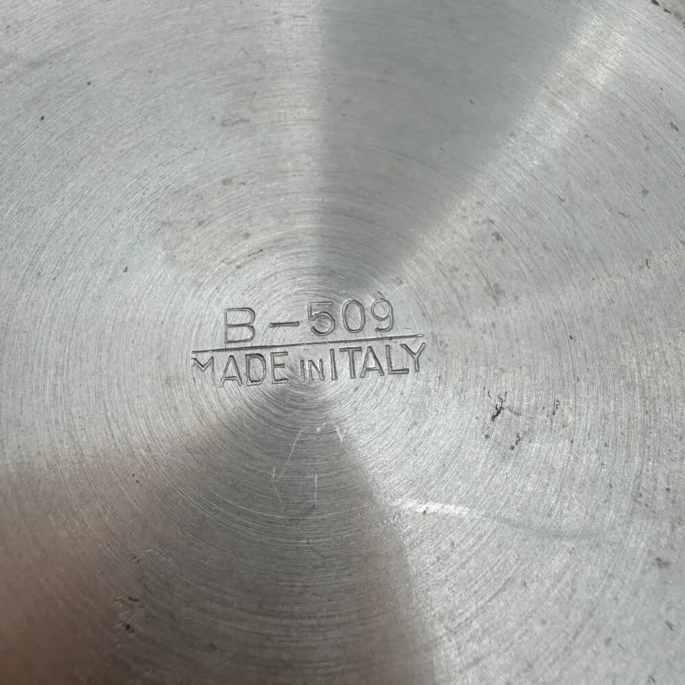 Vintage Aluminum Ice Bucket,  Mid Century 12